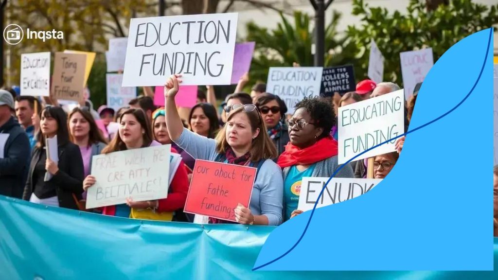 NEA protests federal education cuts as schools face crisis