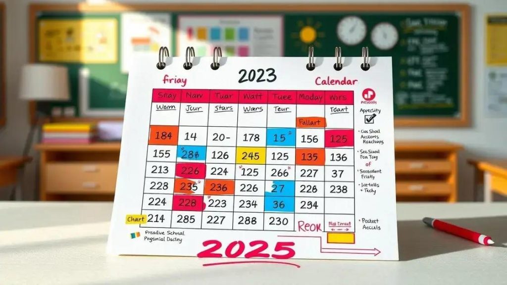 Mudanças no calendário escolar 2025 que vão surpreender você
