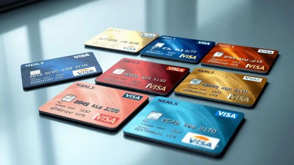 Comparação entre diferentes cartões sem anuidade
