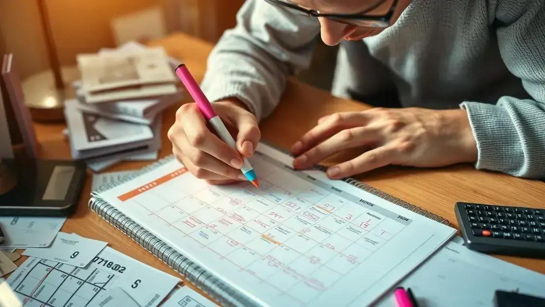 Dicas para maximizar o uso do calendário de pagamento